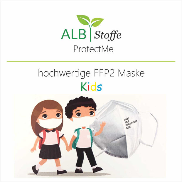 Hochwertige FFP2 Maske - kleine Größe - WEISS