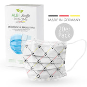 Medizinische OP Maske - 33 Fan-Design SOCCER - 20er Pack