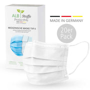 Medizinische OP Maske -37 WHITE Edition - 20er Pack