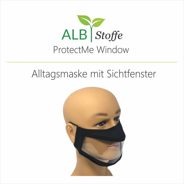 ProtectMe Window - Gesichtsmaske mit Sichtfenster