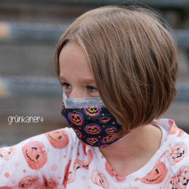 Medizinische OP Maske - 61 - SCARY PUMPKIN - 20er Pack